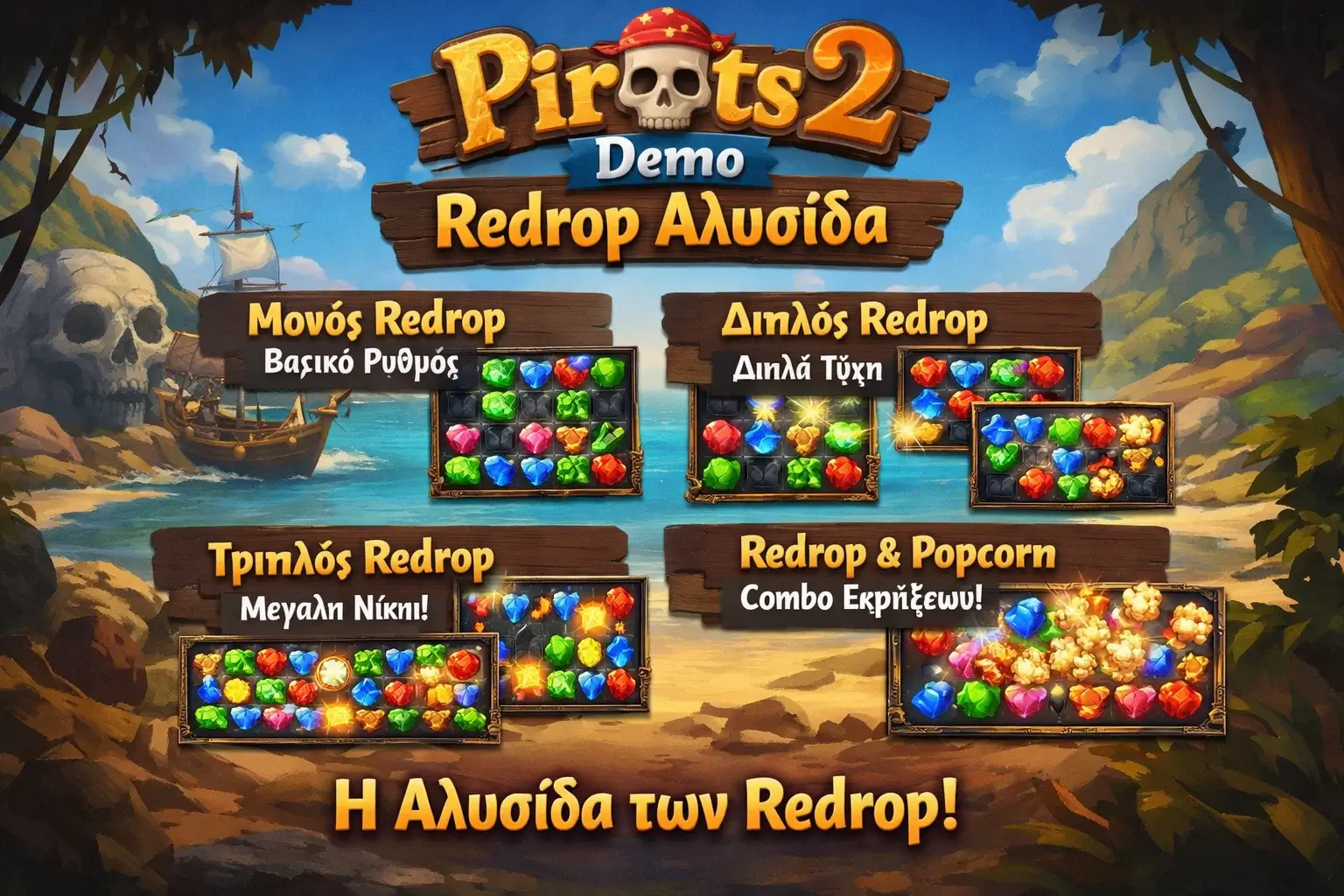 Pirots 2 demo Redrop guide