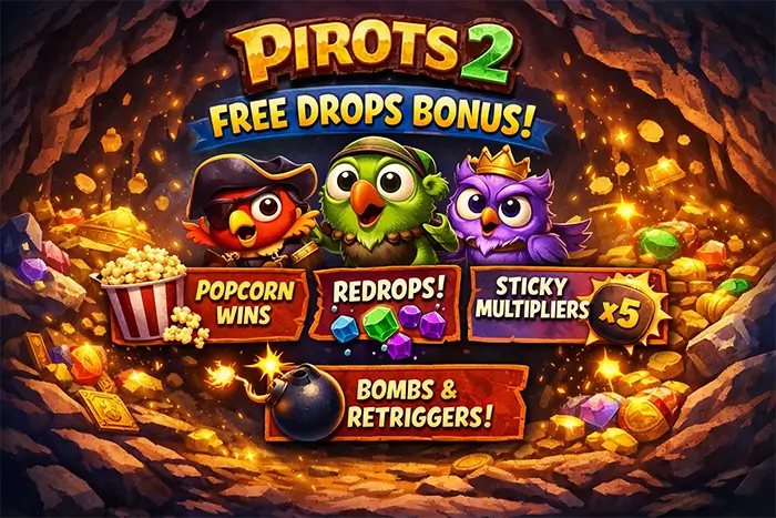 Pirots 2 Free Drops bonus