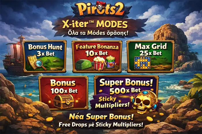 Pirots 2 X-iter modes